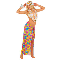 Pareo květinové dámské plážový šátek